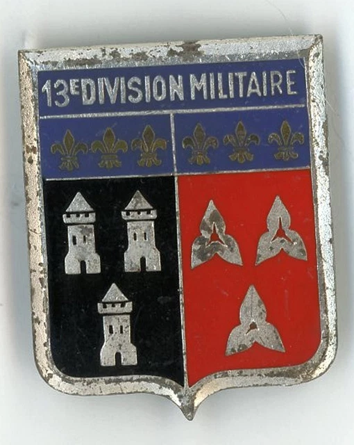 13 EME DIVISION Militaire Insigne Drago Paris £6.01 - PicClick UK