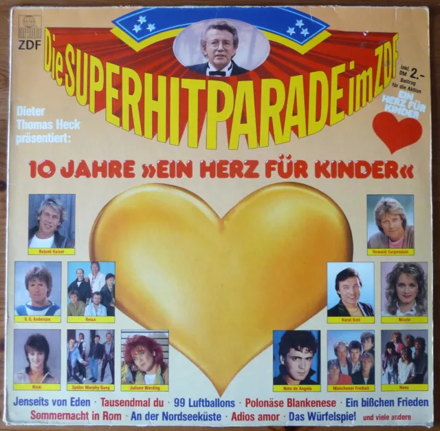 LP - Die Superhitparade im ZDF 10 Jahre - „Ein Herz für Kinder“