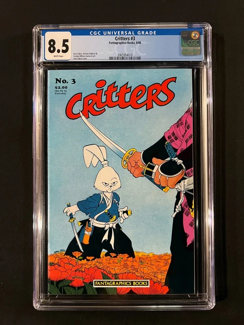 Critters #3 CGC 8.5 (1986) - Usagi Yojimbo