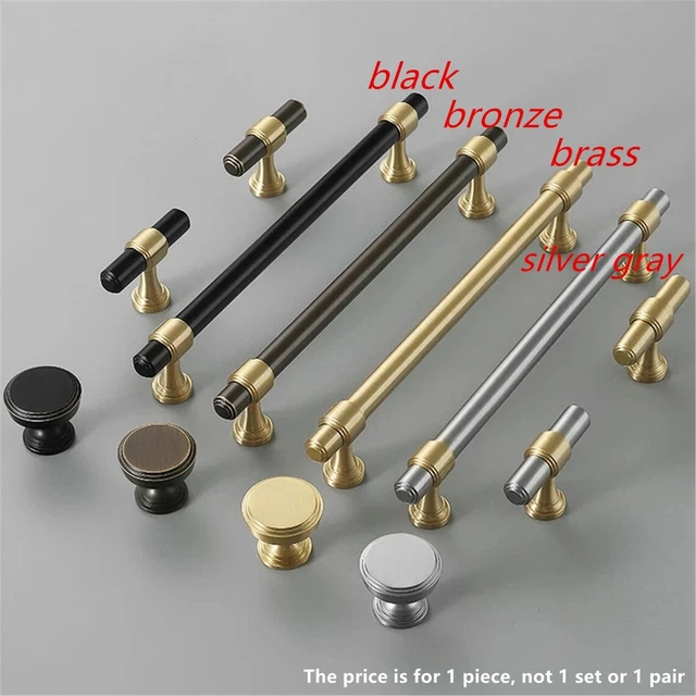 3.78'' 5'' 6.3'' 8.8" 12.6"Brass Dresser Handles Drawer Pulls Knobs Cabinet Pull
