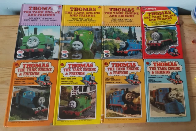 THOMAS THE TANK Engine And Friends Vintage Ladybird Book Bundle 8 Books ...