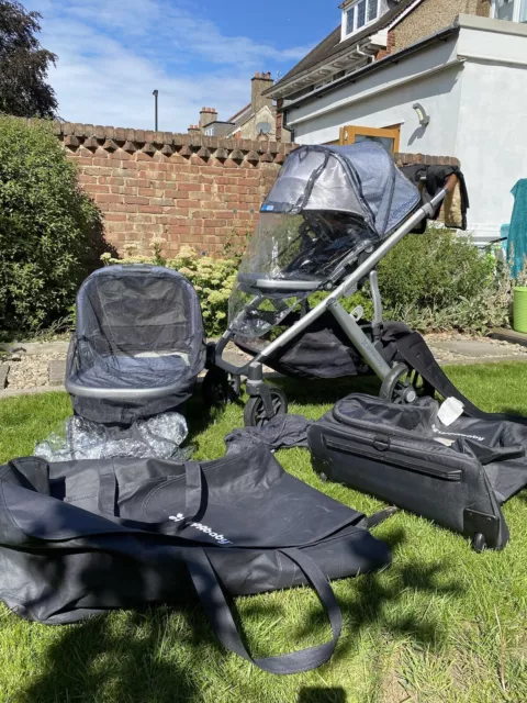 Complete Travel System Uppababy Vista 2017 Pram buggy And Bassinet