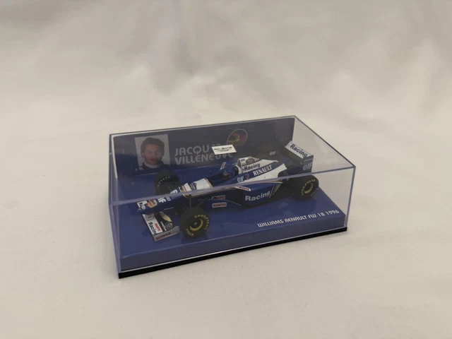 Casque Bell Minichamps 1/8 - Jacques Villeneuve 1996 - Diecast, état Neuf