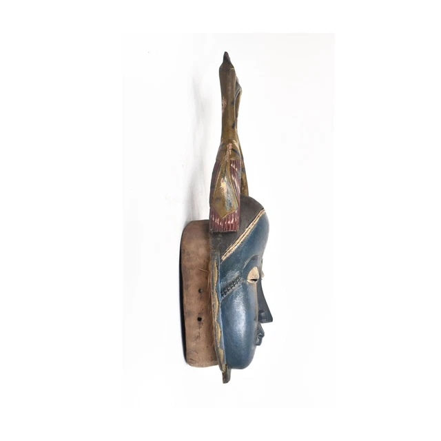 Guro Portrait Mask with Bird Figures Cote d'Ivoire 2