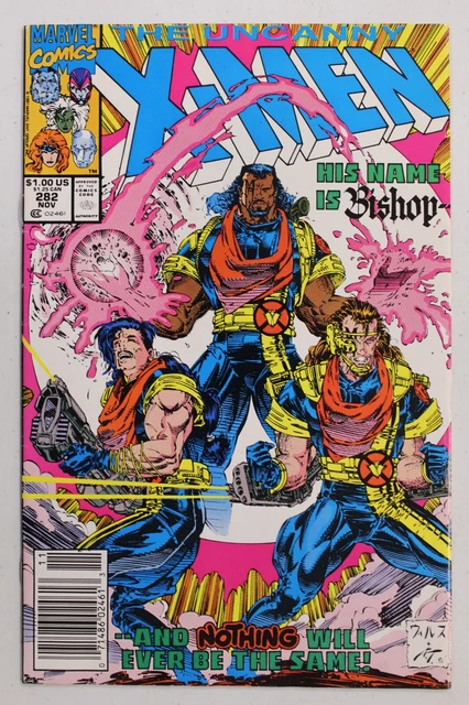 Uncanny X-Men #282 Marvel 1991 FN/VF KEY 1st Cover Cameo App Bishop XSE Malcolm
