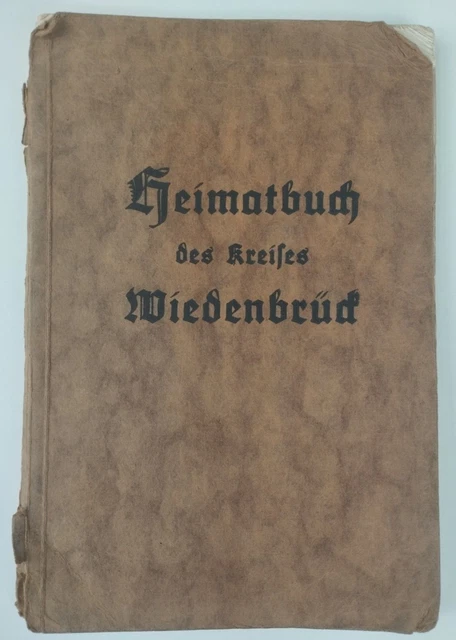 HEIMATBUCH DES KREISES Wiedenbrück 1927 EUR 30,00 PicClick DE