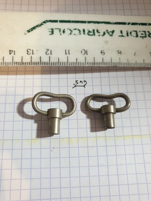 2 CLÉS DE Pendule .. Une En Fer Forgé EUR 10,00 - FR - Foto 2