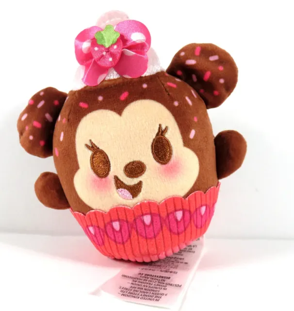Disney Munchlings Baked Treats Minnie Mouse Strawberry Cupcake Scented Plush