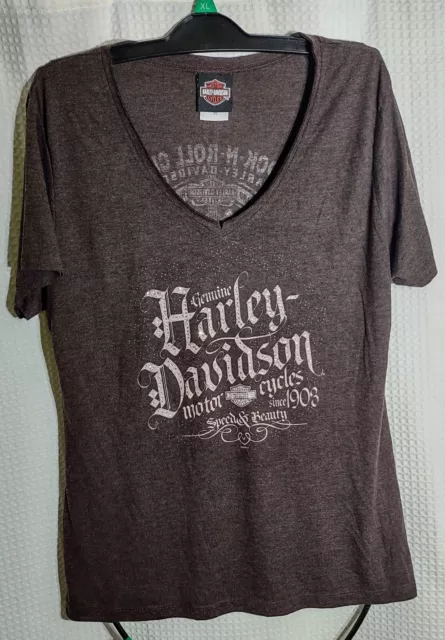 Harley Davidson Rock N roll City Women's T-shirt XL