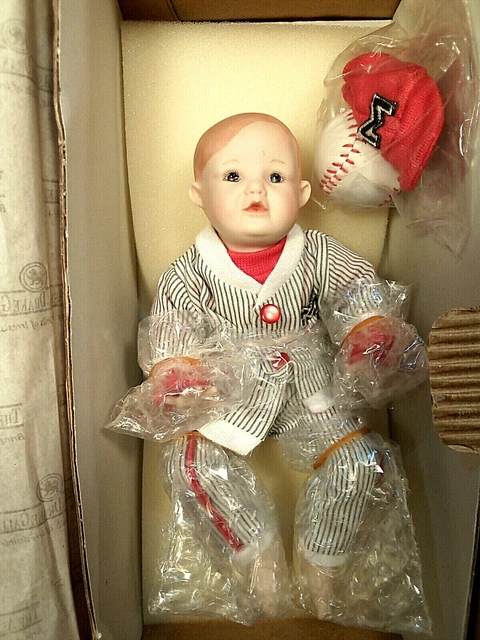 Ashton Drake porcelain Collection "MilIennium" Michael" Perfect  Mini dolls..
