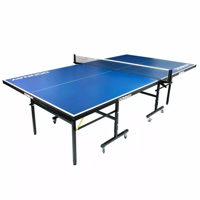 Folding Table Tennis Table Outdoor Indoor Heavy Duty Wheels Ping Pong Full Size