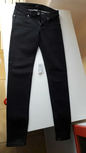 Jeans donna Liu Jo Bottom Up originale colore nero taglia 27 come nuovo slim fit