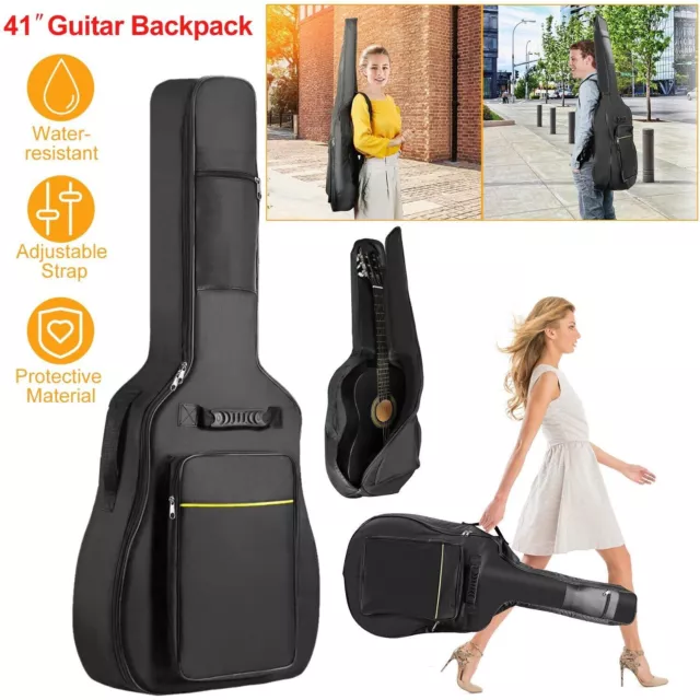 Gitarrentasche Gitarrenhülle 41''für Akustikgitarre und Klassikgitarren 2023