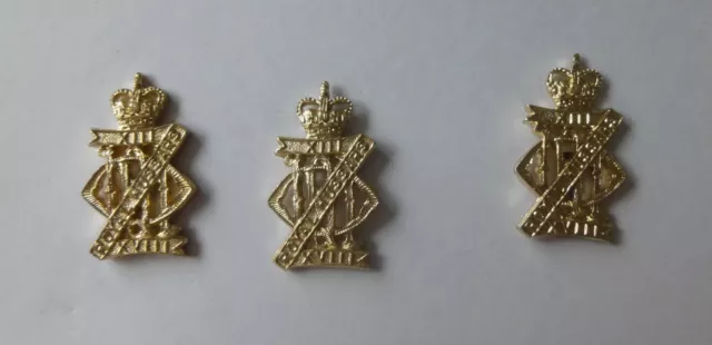 British Army Cap & Collar Badges - The 13th/18th Hussars 13/18H