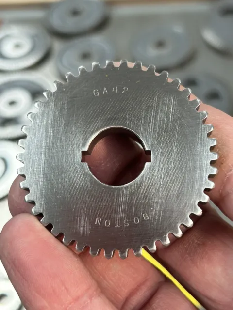 Qty 1 Boston Gear Ga42 Steel Change Gear 20 Pitch 42 Teeth 5/8” Bore