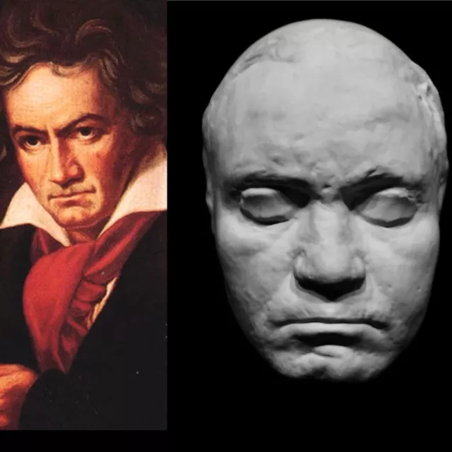 Ludwig van Beethoven Life Mask Cast German composer and pianist Classical "Rare"