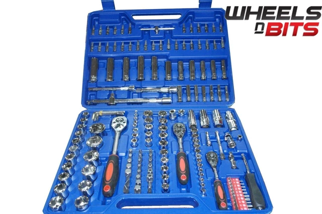 Jeu de 172 douilles et embouts WNB à cliquet hexagonal Torx. 1/2" 3/8" 1/4"...
