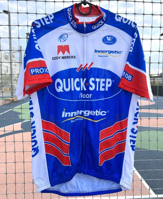 Quick Step-Ensemble de maillot de cyclisme à manches longues pour hommes, vêtements de vélo VTT
