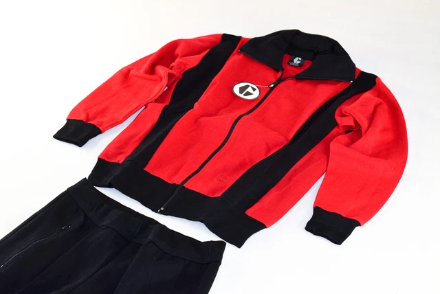 Tuta da allenamento track jump suit sport anni 70 anni 80 vintage deadstock lana 3 164 NUOVA