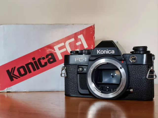 Konica FC-1 35mm SLR Film Camera with Box - M762