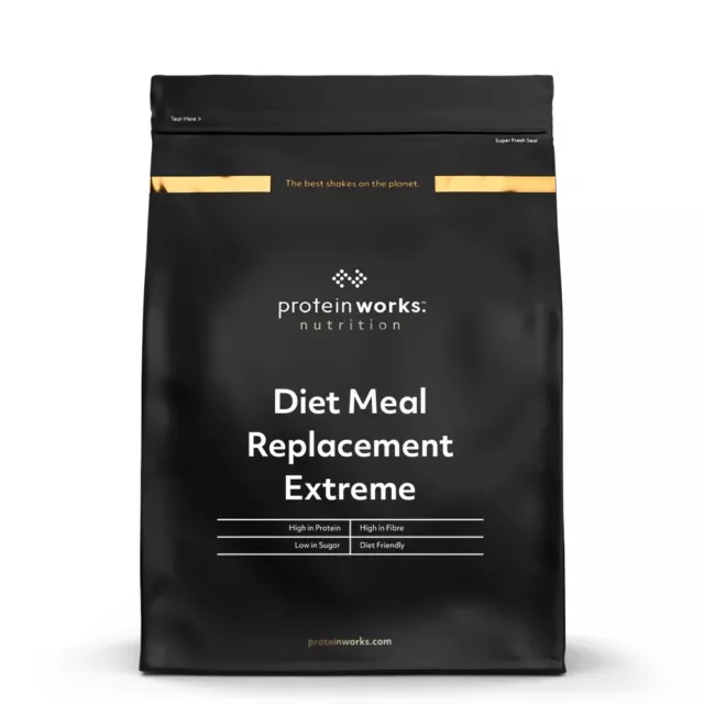 Protein works - Diet Meal Replacement Extreme (cookie chocolat cacahuète) - 1kg