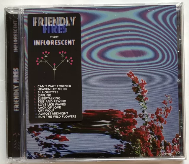 Inflorescent Friendly Fires CD New Sealed