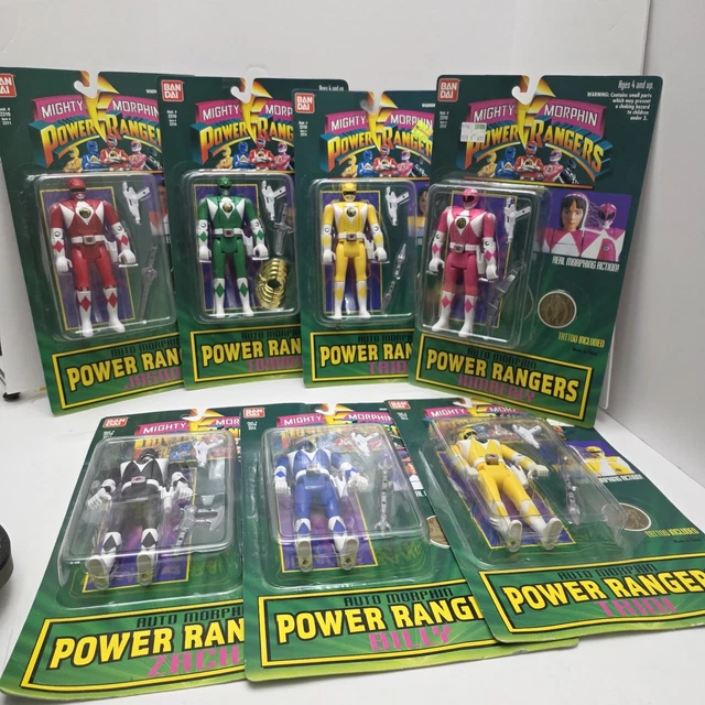 Lot 20 Mini Figure playset Mighty Morphin Power Rangers