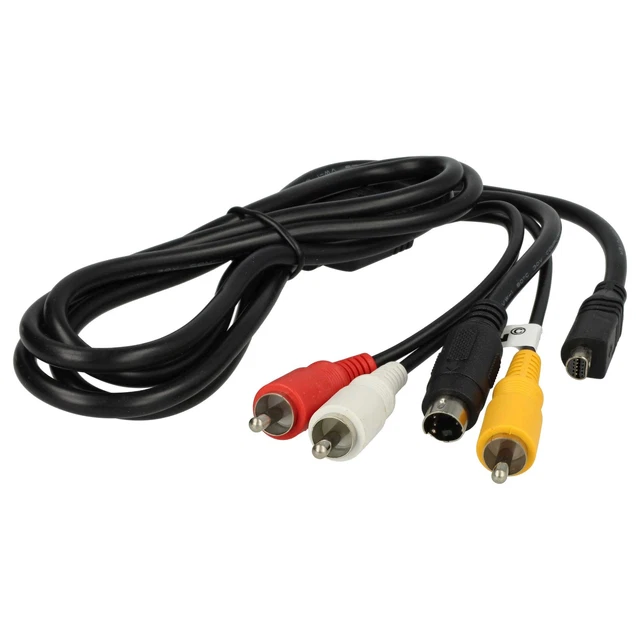 Câble Audio-vidéo AV Pour Caméscopes Sony DCR-TRV255/265 Etc. - Longueur 1,5 M, Neuf