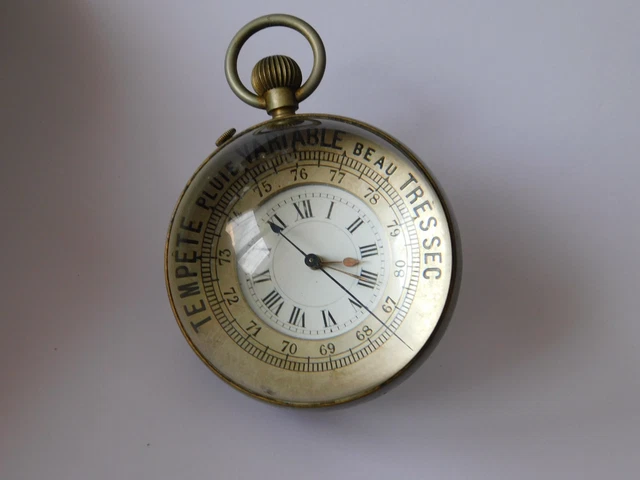 Montre Pendentif Vintage Mécanique - Forme Boule, LUMIERE S A | Ancienne, Sans Marque, Unisexe