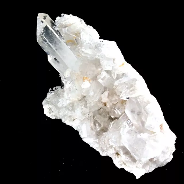 Bergkristallstufe 122 mm 257 g AA - Qualität klar & weiß Bergkristall Stufe 170p 2