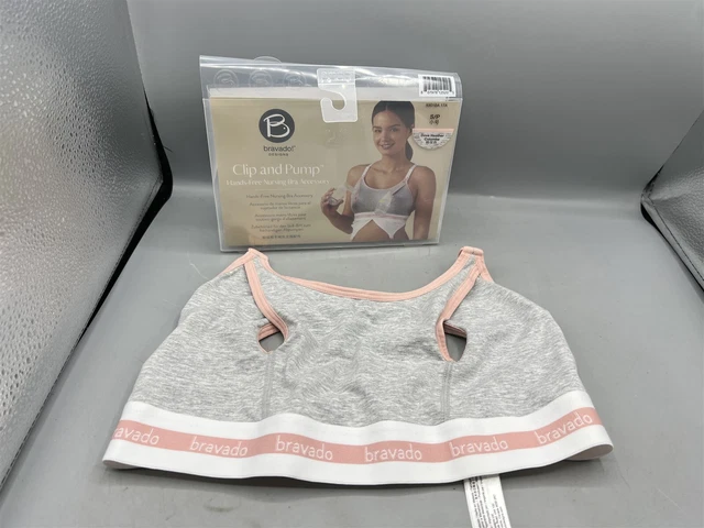 New Bravado Clip And Pump Hands Free Nursing Bra Accessory Size S Small