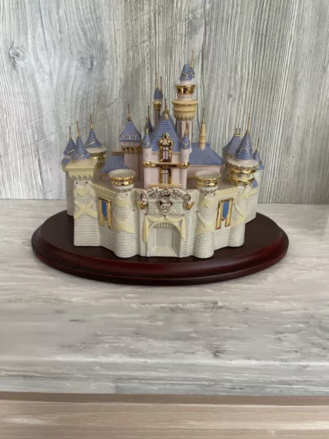 Lenox Disney Sleeping Beauty Castle 50th Anniversary Disneyland 24K COA LE