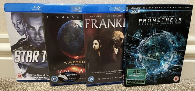 SCI FI BLU Ray Set-Prometheus 3D Franklyn Knowing Star Trek Eva Green ...