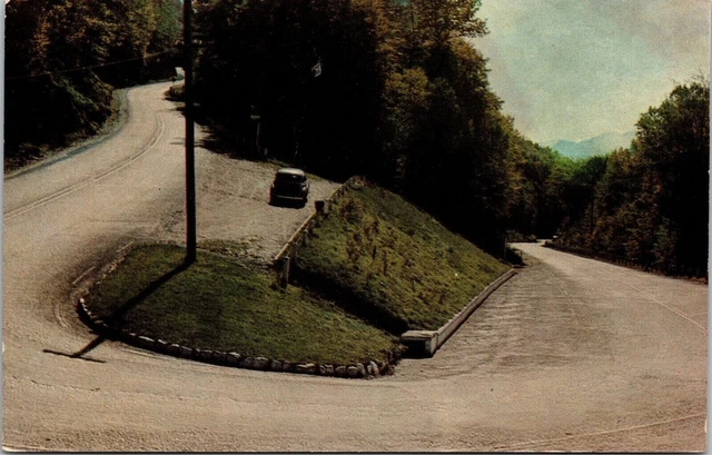 Mohawk Trail Hairpin Turn Massachusetts Scenic Landscape DB Postcard