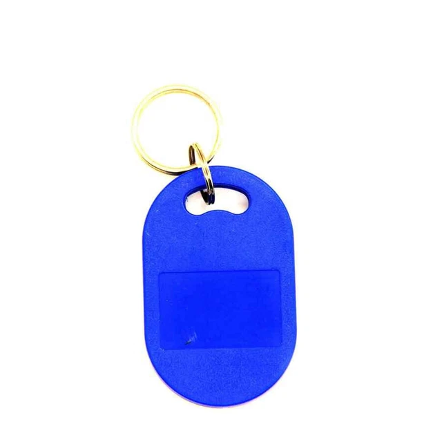 S50 1K 13.56MHz Read Only Waterproof Blue Keyfob Proximity IC Token Tags Key