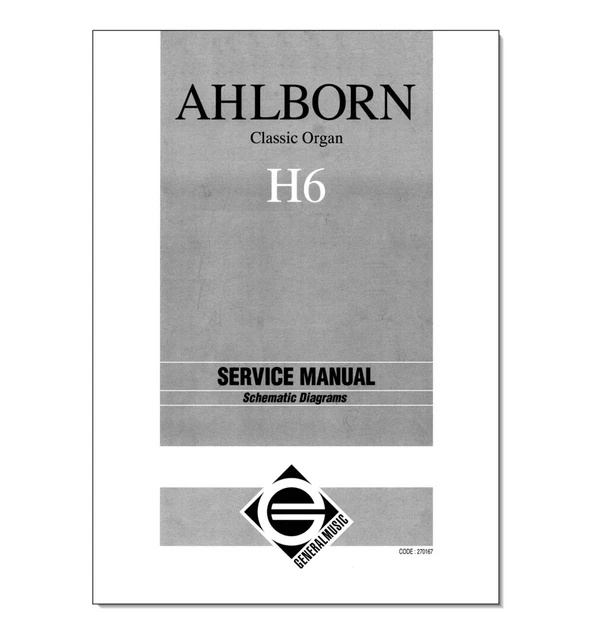 GEM AHLBORN H6 Service Manual Schematic diagram Schaltplan Schema