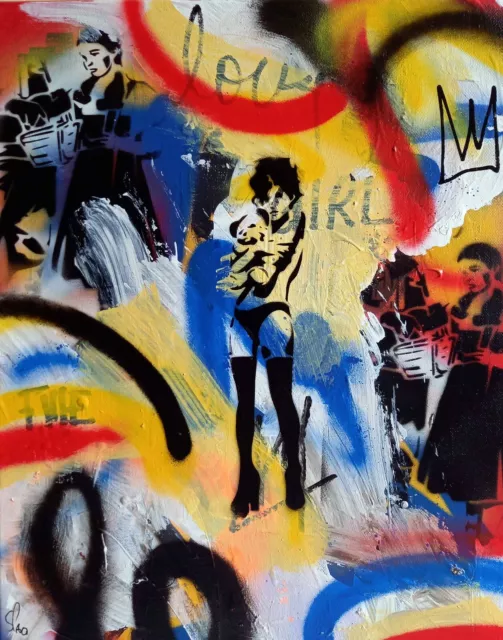 Spaco Arthur Rimbaud Vuitton Banksy , 2, Painting by Spaco