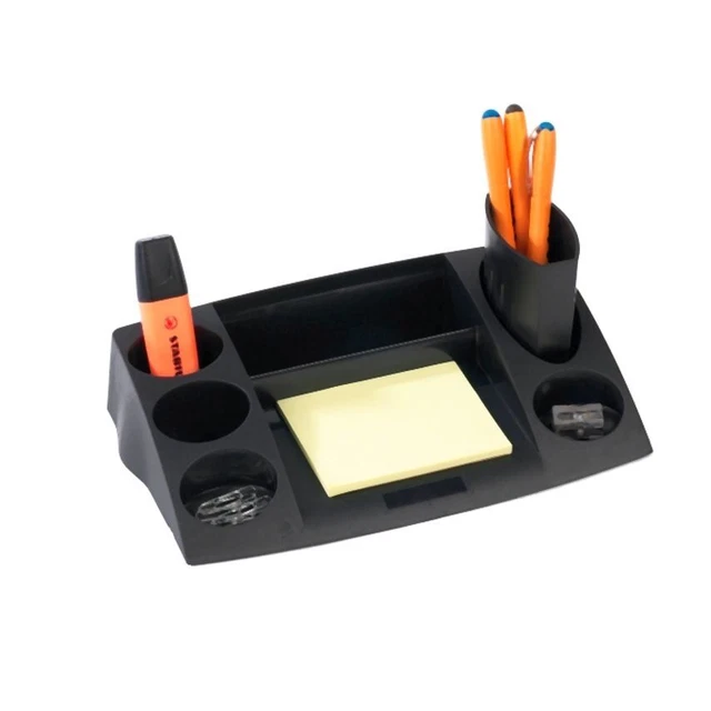 Avery Avey DTR Eco Desk Tidy 7 Compatments Black DR400BLK