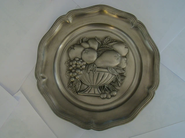 Assiette en étain anglaise fin XVIIIème - ANTIQU'ART