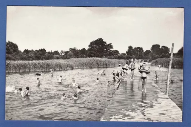 Motzen bei Mittenwalde 1963, Badestelle am Motzener See