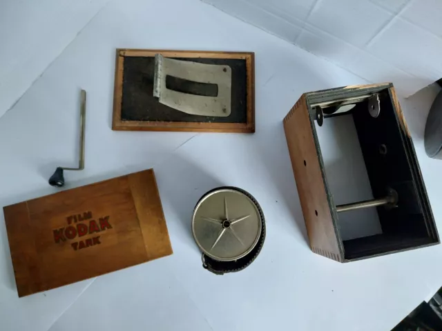 Vintage Kodak Wooden Film Developing Tank - For renovation