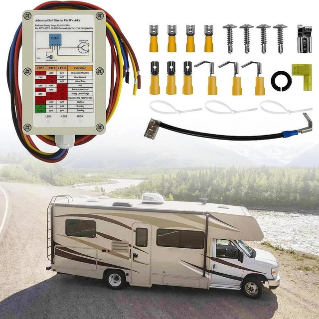 Module De Démarrage Progressif 15A 230V LbsAMP - Soft Start Avec Kit Complet Pour Scies Circulaires, Meuleuses Et Outils Électriques