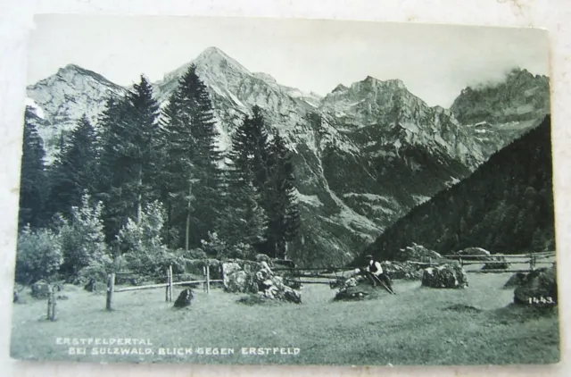 Erstfeldertal bei Sulzbach, Blick gegen Erstfeld, ngl. um 1915