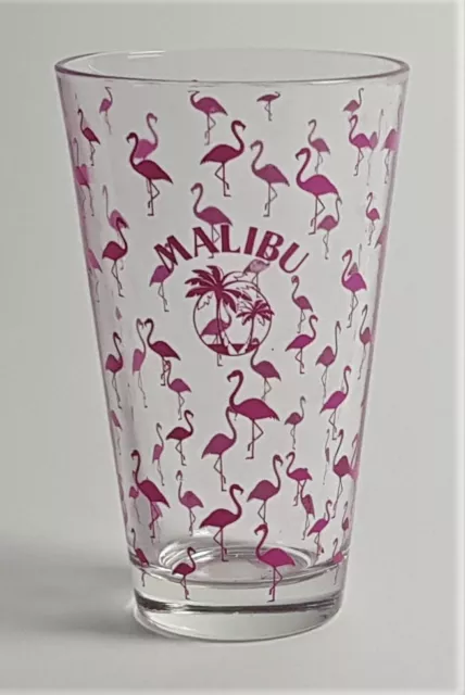 Malibu Likör Cocktailglas Mixglas Flamingo Pink Rastal Gläser(839)