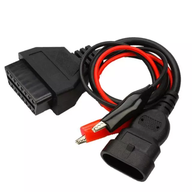 Fiat Alfa Lancia OBD2 Adapter Cable Diagnostic Connector 3 Pin to 16 Pin