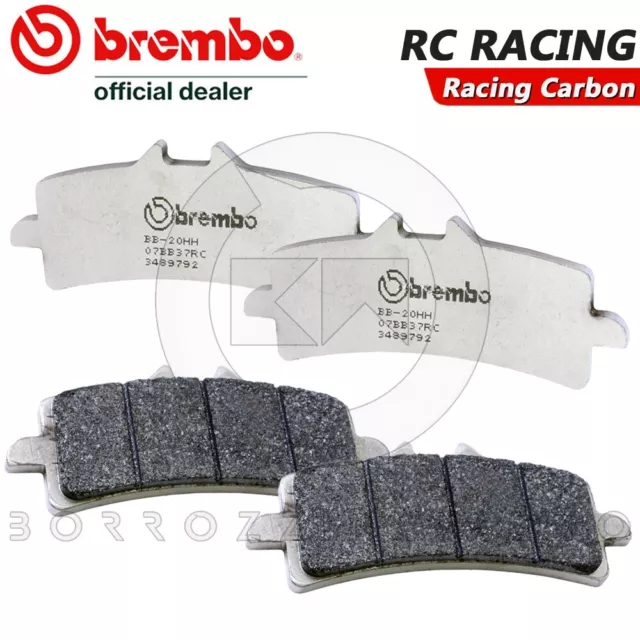 4 Pastiglie Freno Anteriore Carbon Racing Mv Agusta F4 Rr 1000 2013-2019