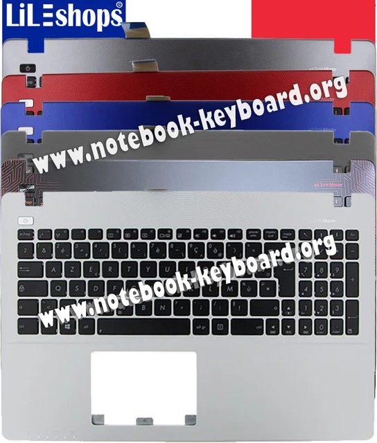 Clavier AZERTY Français Pour ASUS X554LN - Noir - Neuf