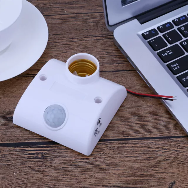 E27 Infrarot-Bewegung PIR Sensor Lampe Halter Schalter Tide einstellbare Empfind