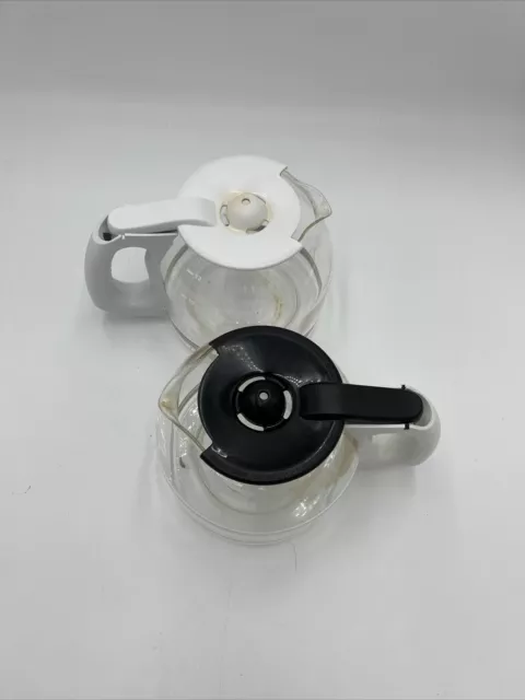 BLACK & DECKER Coffee Pot Replacement Glass Carafe 12 Cup Black Lid Handle  $19.99 - PicClick