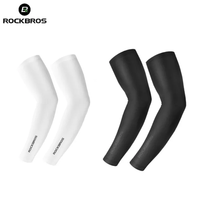 ROCKBROS Cooling Cycling Sleeves Ice Silk Sun UV Protection Sporty Arm Cover